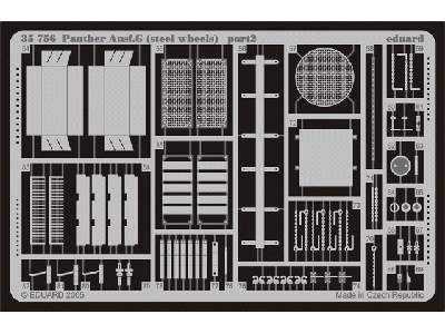  Panther Ausf. G (steel wheels) 1/35 - Tamiya - blaszki - zdjęcie 3