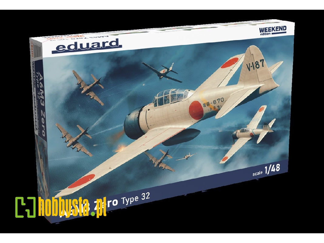 A6M3 Zero Type 32 1/48 - zdjęcie 1 A6M3 Zero Type 32 1/48 - zdjęcie 1