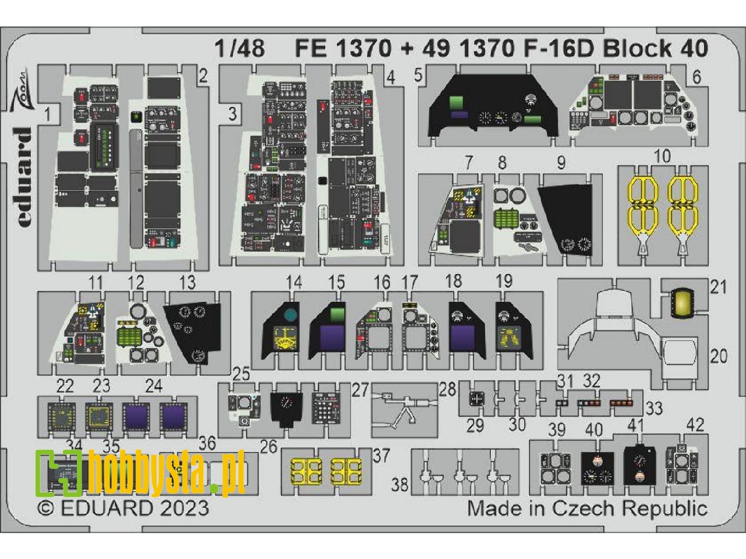 F-16D Block 40 1/48 - KINETIC MODEL - zdjęcie 1