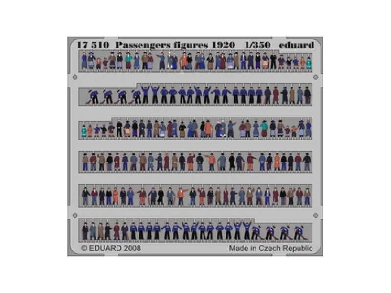 Passengers Figures 1920 1/350 - blaszki - zdjęcie 1 Passengers Figures 1920 1/350 - blaszki - zdjęcie 1
