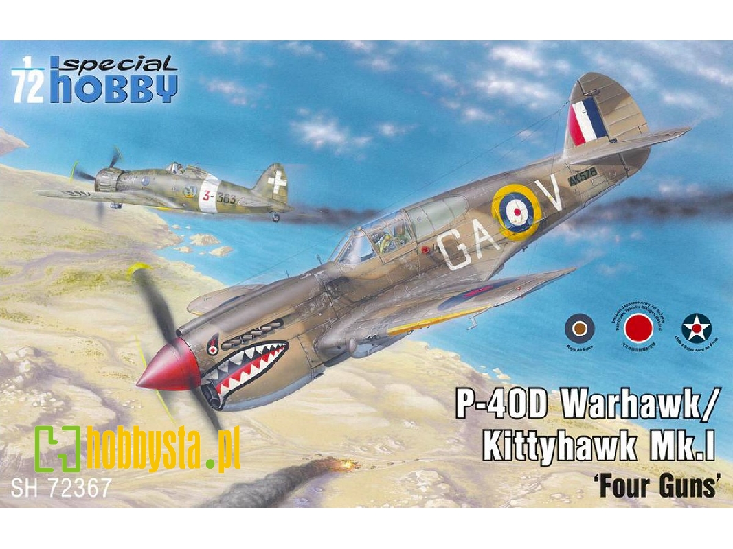 P-40d Warhawk/ Kittyhawk Mk.I Four Guns - zdjęcie 1 P-40d Warhawk/ Kittyhawk Mk.I Four Guns - zdjęcie 1