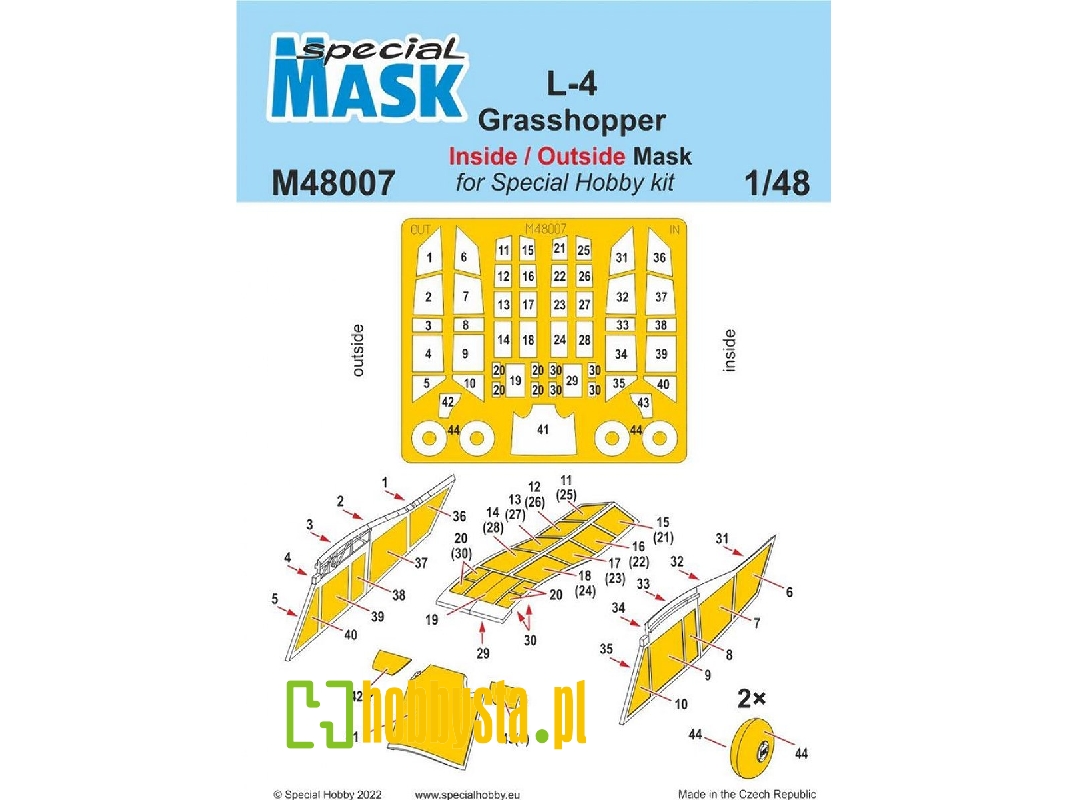 L-4 Grasshopper Inside/Outside Mask - zdjęcie 1 L-4 Grasshopper Inside/Outside Mask - zdjęcie 1