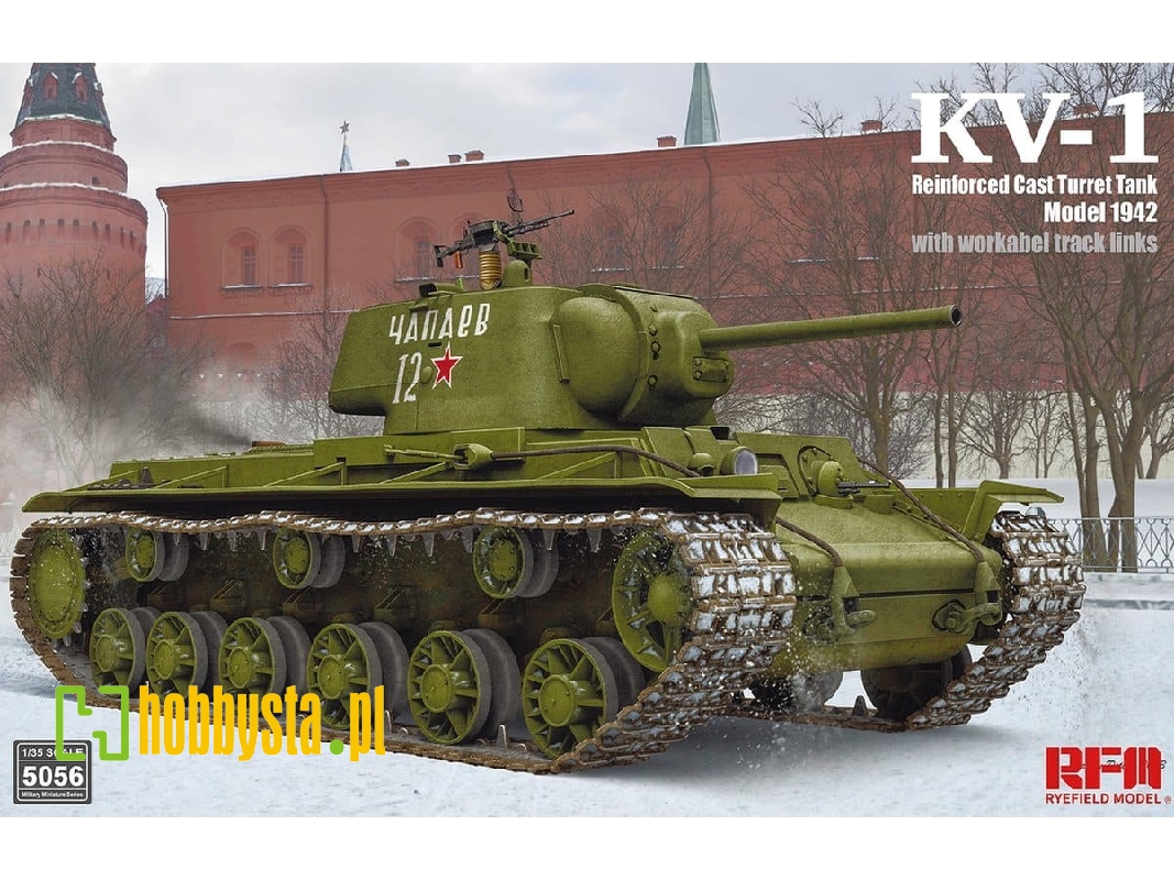 KV-1 ze wzmocnioną odlewaną wieżą - model 1942 - zdjęcie 1