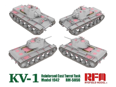 KV-1 ze wzmocnioną odlewaną wieżą - model 1942 - zdjęcie 6