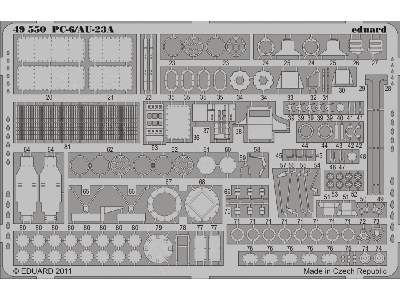  PC-6/ AU-23A S. A. 1/48 - Roden - blaszki - zdjęcie 3