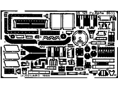  Pz.35 (t) 1/35 - CMK / MPM - blaszki - zdjęcie 1