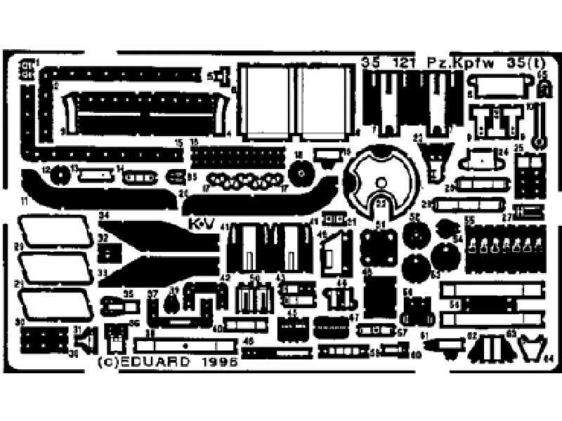Pz.35 (t) 1/35 - CMK / MPM - blaszki - zdjęcie 1 Pz.35 (t) 1/35 - CMK / MPM - blaszki - zdjęcie 1