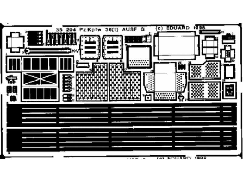  Pz.38(t) Ausf. G 1/35 - Maquette - blaszki - zdjęcie 1