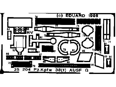  Pz.38(t) Ausf. G 1/35 - Maquette - blaszki - zdjęcie 4