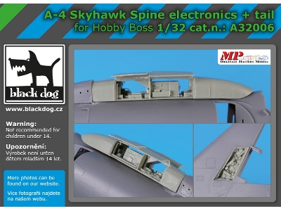 A -4 Skyhawk Spine Electronic And Tail (For Hobby Boss) - zdjęcie 1