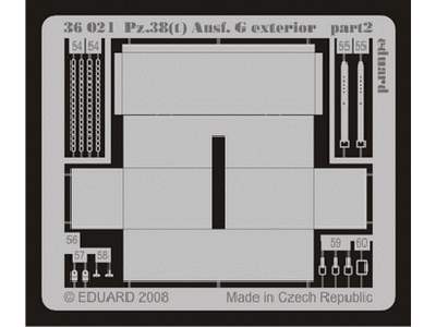  Pz.38(t) Ausf. G exterior 1/35 - Dragon - blaszki - zdjęcie 3