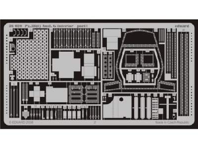  Pz.38(t) Ausf. G interior 1/35 - Dragon - blaszki - zdjęcie 1