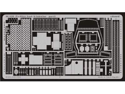  Pz.38(t) Ausf. G interior 1/35 - Dragon - blaszki - zdjęcie 2