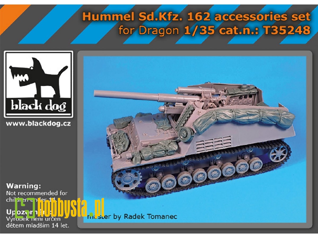 Hummel Sd.Kfz 162 Accessories Set (For Dragon) - zdjęcie 1 Hummel Sd.Kfz 162 Accessories Set (For Dragon) - zdjęcie 1