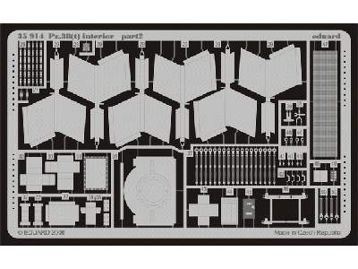  Pz.38(t) interior 1/35 - Tristar - blaszki - zdjęcie 3