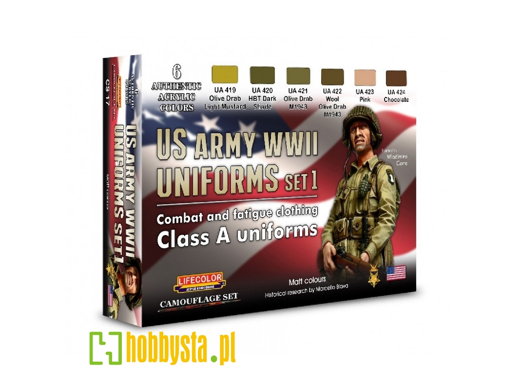 Cs17 - Us Army Wwii Uniforms Set 1 - zdjęcie 1 Cs17 - Us Army Wwii Uniforms Set 1 - zdjęcie 1