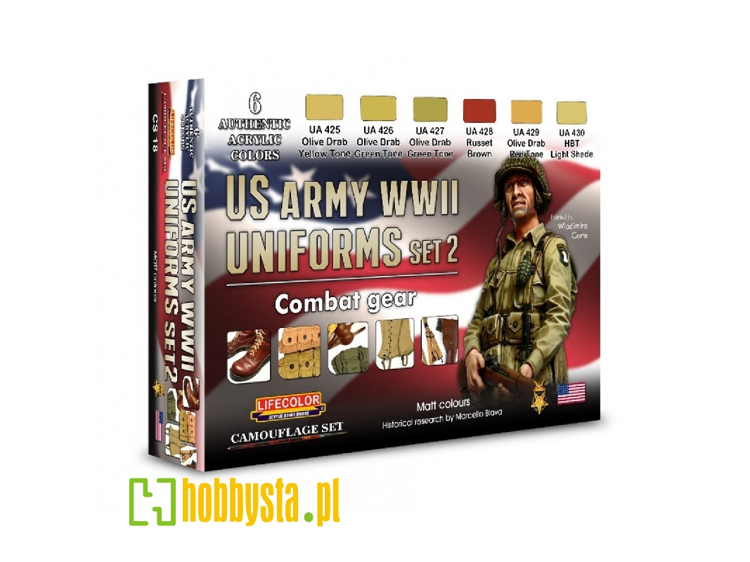 Cs18 - Wwii Us Army Uniforms Set 2 - zdjęcie 1 Cs18 - Wwii Us Army Uniforms Set 2 - zdjęcie 1