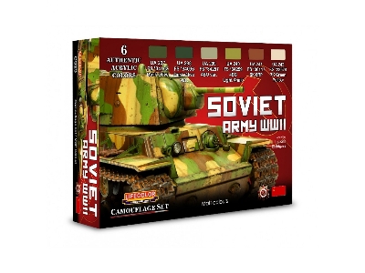 Cs23 - Soviet Wwii Army Tanks And Vehicles Set - zdjęcie 1