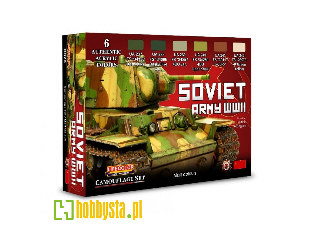 Cs23 - Soviet Wwii Army Tanks And Vehicles Set - zdjęcie 1