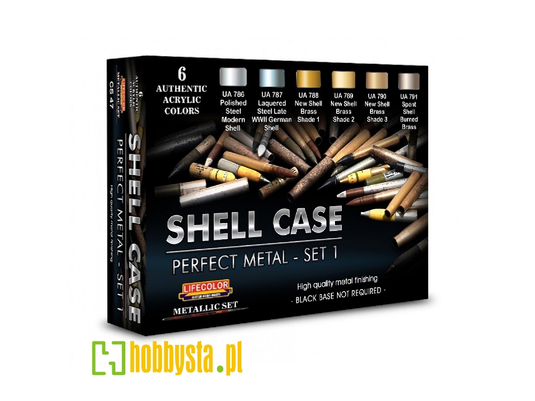 Cs47 - Shell Case Perfect Metal Set 1 - zdjęcie 1 Cs47 - Shell Case Perfect Metal Set 1 - zdjęcie 1