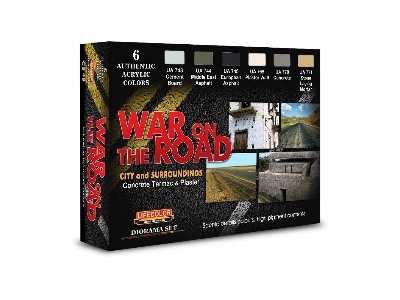 Cs49 - War On The Road - Concrete Tarmac & Plaster set - zdjęcie 1