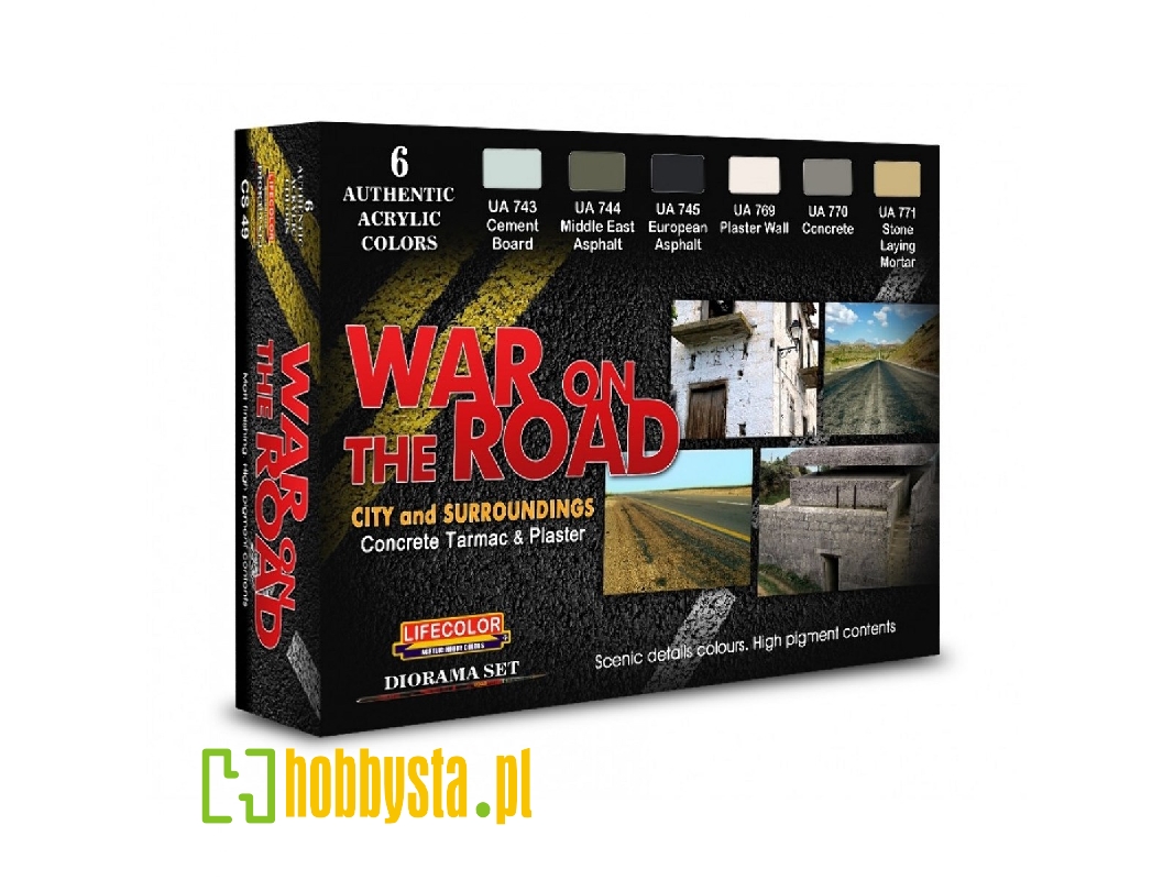 Cs49 - War On The Road - Concrete Tarmac & Plaster set - zdjęcie 1