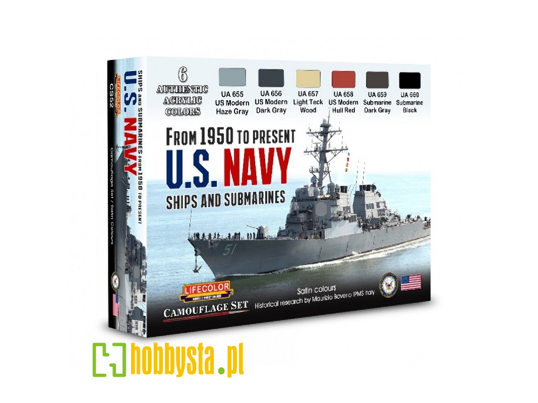 Cs52 - Us Navy Ships And Submarines Set (From 1950 To Present) - zdjęcie 1