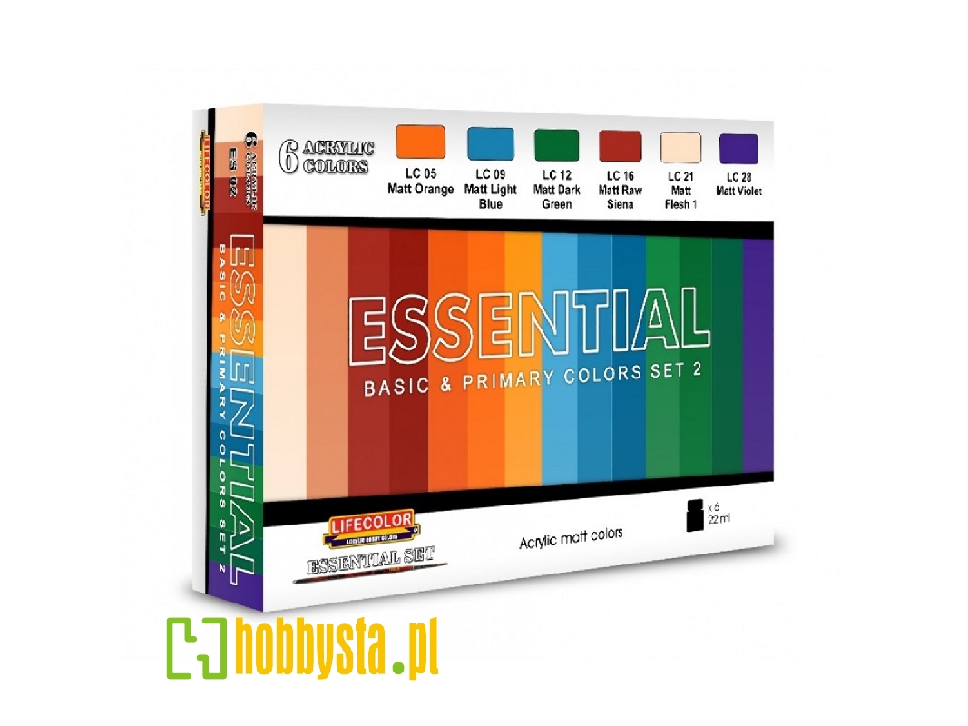 Es02 - Essential Basic & Primary Colors Set 2 - zdjęcie 1