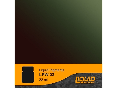 Lpw03 - Burned Olive Green Liquid Pigments Washes - zdjęcie 1