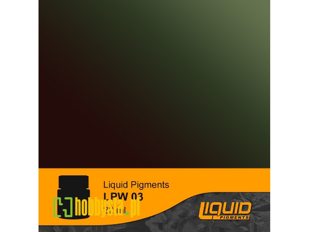 Lpw03 - Burned Olive Green Liquid Pigments Washes - zdjęcie 1