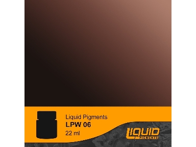 Lpw06 - Deep Rust Liquid Pigments Washes - zdjęcie 1