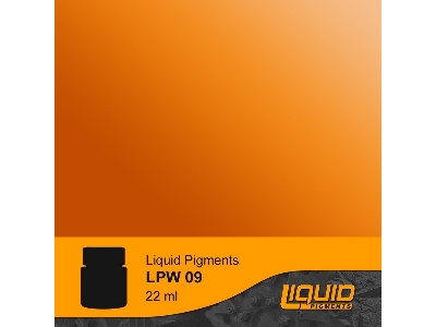 Lpw09 - Orange Marks Liquid Pigments Washes - zdjęcie 1