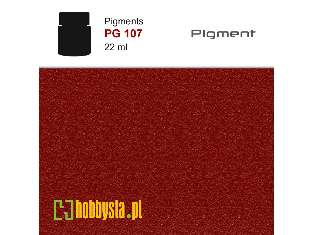 Pg107 - Dark Rust Powder Pigment - zdjęcie 1