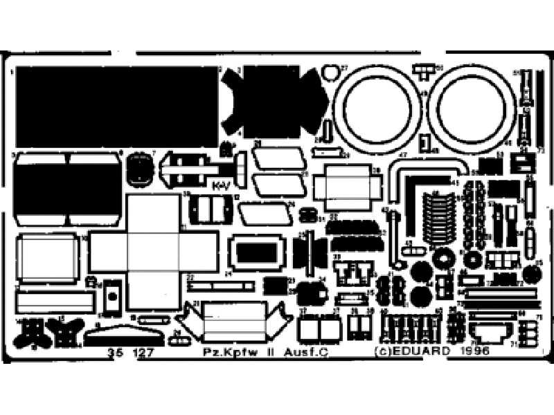 Pz. II Ausf. C 1/35 - Alan - blaszki - zdjęcie 1 Pz. II Ausf. C 1/35 - Alan - blaszki - zdjęcie 1