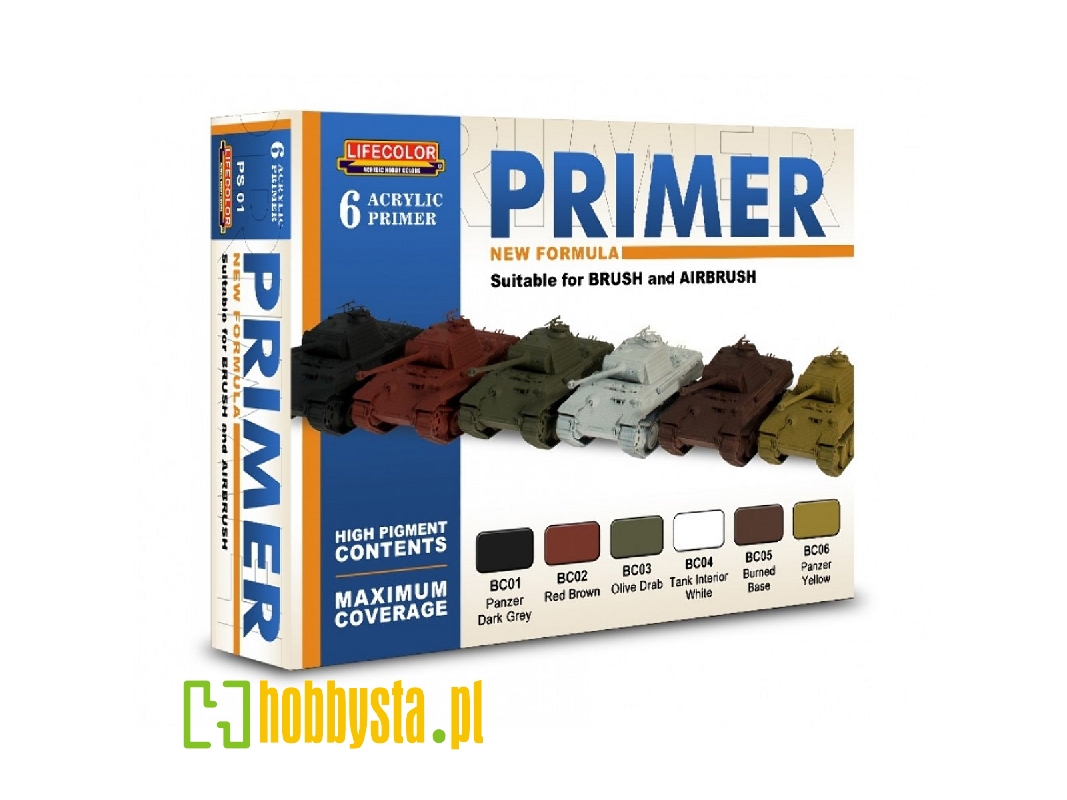 Ps01 - Coloured Acrylic Primers - zdjęcie 1 Ps01 - Coloured Acrylic Primers - zdjęcie 1