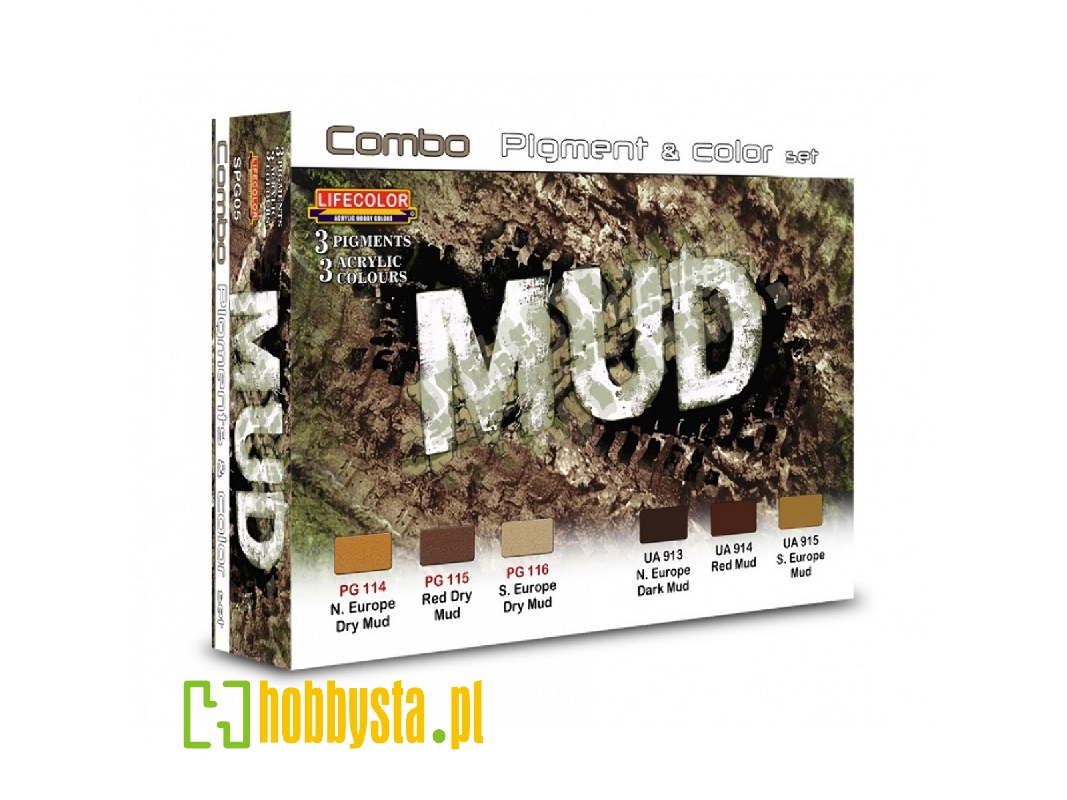 Spg05 - Mud Set Colours And Pigments - zdjęcie 1 Spg05 - Mud Set Colours And Pigments - zdjęcie 1