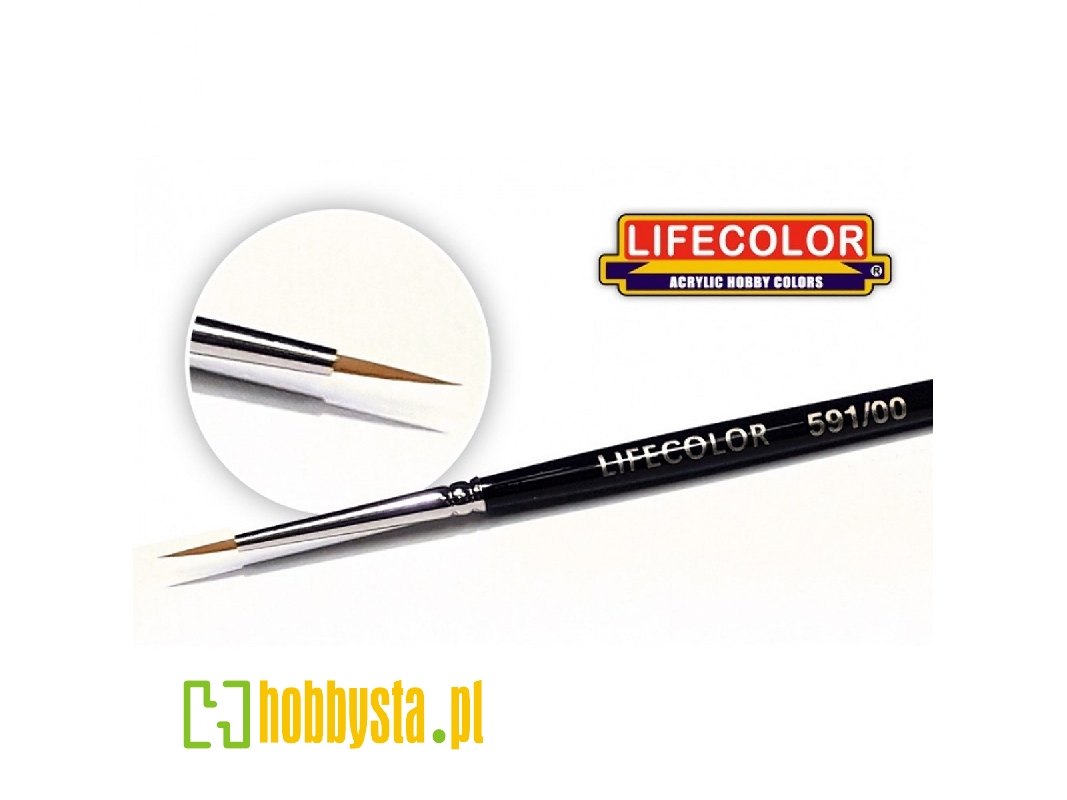 Synthetic Brush Long Hair 00 - zdjęcie 1 Synthetic Brush Long Hair 00 - zdjęcie 1