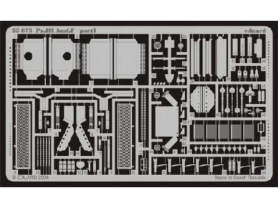  Pz. III Ausf. F 1/35 - Zvezda - blaszki - zdjęcie 2