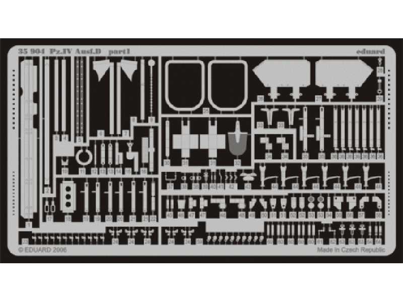  Pz. IV Ausf. D 1/35 - Dragon - blaszki - zdjęcie 1