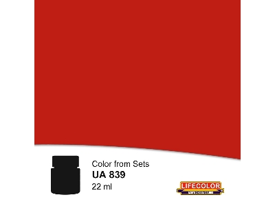 Ua839 - Rosso Fuoco Satin - zdjęcie 1