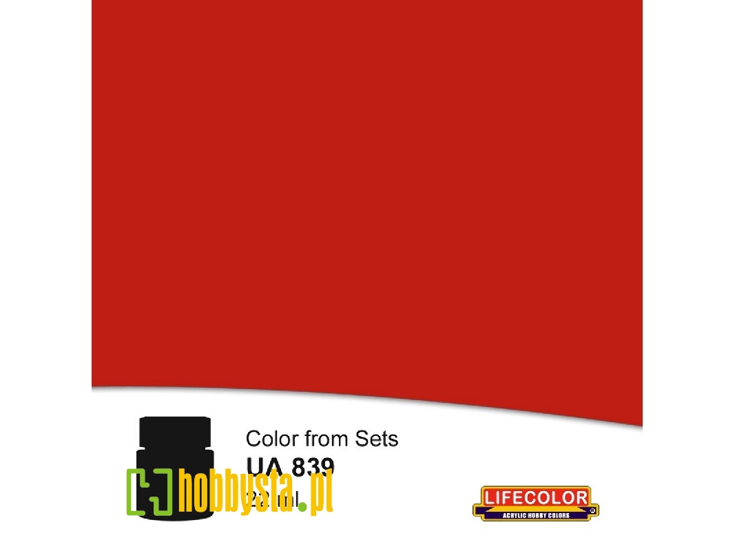 Ua839 - Rosso Fuoco Satin - zdjęcie 1 Ua839 - Rosso Fuoco Satin - zdjęcie 1