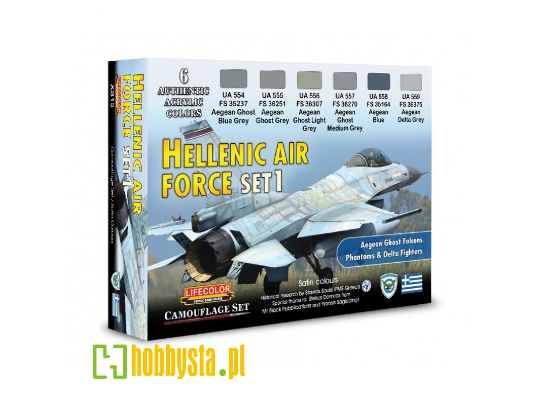 Xs15 - Hellenic Air Force Set 1 - zdjęcie 1 Xs15 - Hellenic Air Force Set 1 - zdjęcie 1
