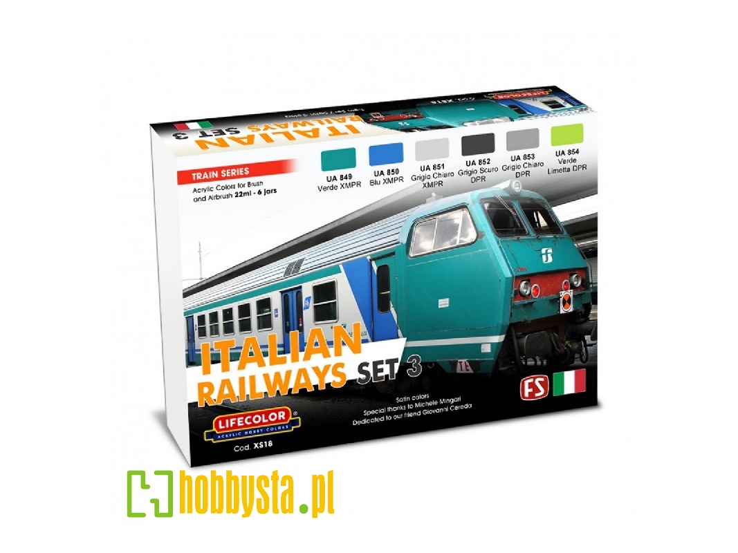 Xs18 - Italian Railways Set 3 - zdjęcie 1 Xs18 - Italian Railways Set 3 - zdjęcie 1