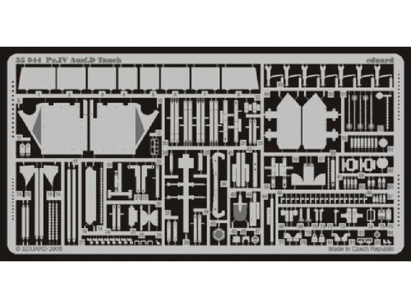 Pz. IV Ausf. D Tauch 1/35 - Tristar - blaszki - zdjęcie 1 Pz. IV Ausf. D Tauch 1/35 - Tristar - blaszki - zdjęcie 1