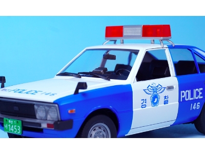 Rep. Of Korea 1980 Era Pony Police Car Decal Set Included Resin Police Light - zdjęcie 12