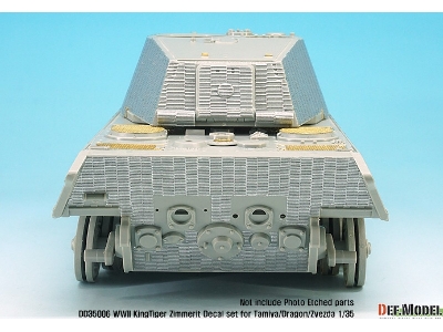 Wwii Kingtiger Henschel Zimmerit Decal Set (Tamiya, Zvezda) - zdjęcie 7