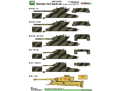 Wwii Us M4 Tank Decal Set - zdjęcie 3