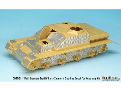 Wwii Stug Iv Early Zimmerit Decal Set (Academy New) - zdjęcie 6