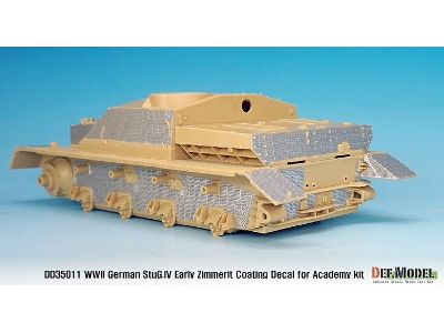 Wwii Stug Iv Early Zimmerit Decal Set (Academy New) - zdjęcie 7