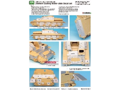 Wwii Stug Iv Early Zimmerit Decal Set (Academy New) - zdjęcie 8